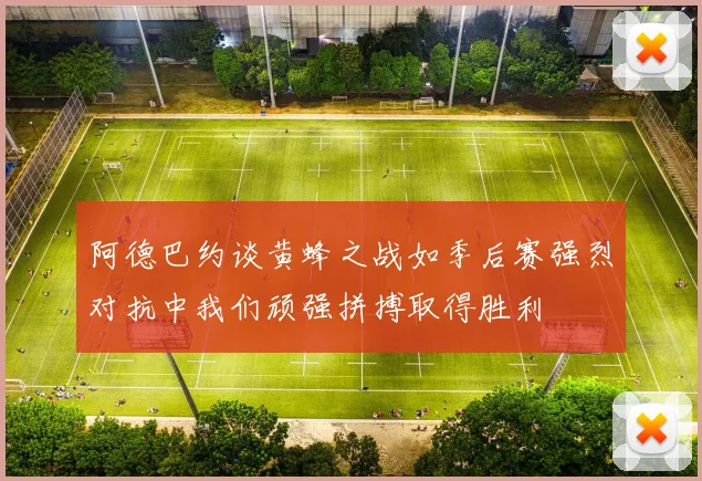 阿德巴约谈黄蜂之战如季后赛强烈对抗中我们顽强拼搏取得胜利